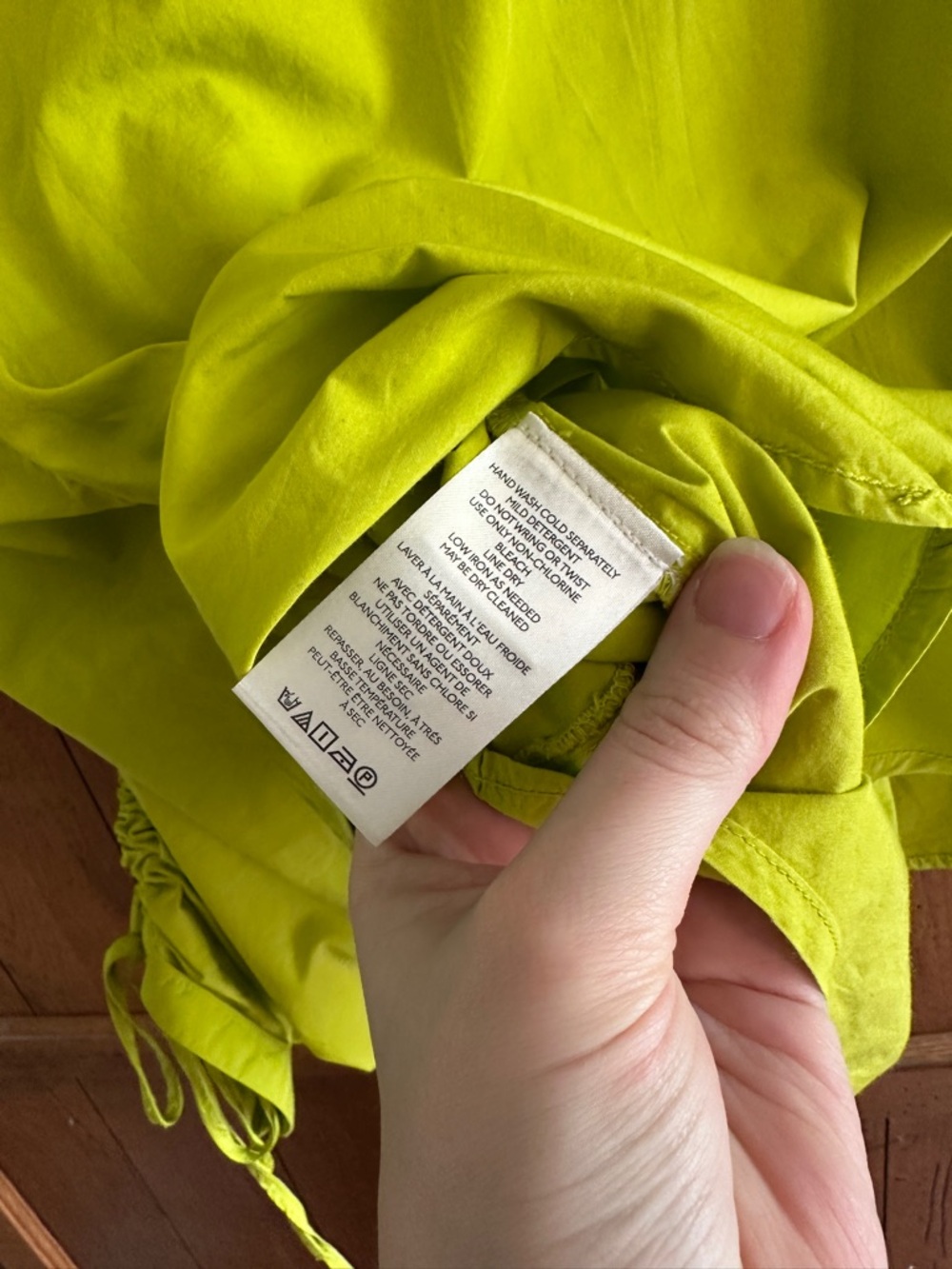 Pilcro Lime Green Button-Up Blouse - Picture 8 of 8
